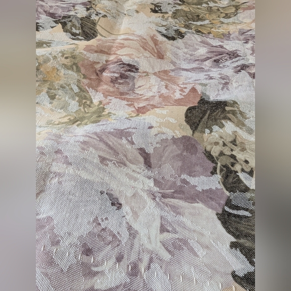 Vintage Floral Patterned Curtains Set Of 4 - Picture 2 of 6